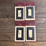 Baldwin Solid Brass Venetian Bronze Switch Plate Cover Rocker Single Lot Of 4. Fixed Price $16.99.