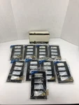 Leviton 80312-E 4 Gang Snap-on Wallplate Kit Black Lot Of 9. Fixed Price $45.00.