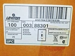 Leviton 88301-WHITE Toggle Switch Cover Wall Plate Qty 100. Fixed Price $66.00.