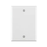 Leviton 80714-W 1-GANG No Device Blank Wallplate Standard Size Thermoplastic. Fixed Price $42.82.