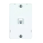1-PORT Quick Mount RJ11 6P4C Wall Hanging Telephone Plate Jack White. Fixed Price $6.95.