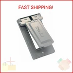 Bell 1-GANG Gray Gfci Weatherproof Electrical Outlet Cover 5103-0, Outdoor. Fixed Price $15.27.