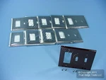 Leviton PJ226 Brown 3-GANG Toggle Decora Unbreakable Midway Wallplates 10-PACK. Fixed Price $28.97.