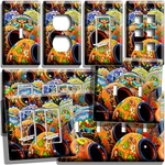 Mexican Talavera Pottery Light Switch Outlets Wall Plates Southwestern Art Decor. Fixed Price $19.99.