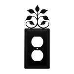 Wrought Iron Single Leaf Fan - Outlet Cover 8" (made Usa). Fixed Price $27.99.