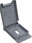 1 Pc Carlon Non Metallic Single Gang Outdoor Weatherproof Switch Cover E98SSCN. Fixed Price $16.67.
