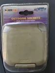 New Powerseal Single Gang Weatherproof Outdoor Socket, IP55 Bs 13 Amp Plugs. Fixed Price $16.99.