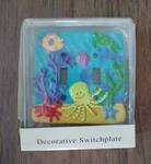 Under Ocean Sea Life Decorative Double Switchplate Cover Borders Unlimited. Fixed Price $12.00.