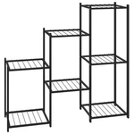 Flower Stand Outdoor Patio Multiple Storage Display Rack Black Iron Vidaxl. Fixed Price $51.99.