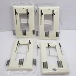 Cooper Decorator 1-GANG Gfci Wall Plate Cover Almond Lot Of 4 #5151A. Fixed Price $9.75.