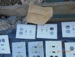 10 Pack, Mulberry White Jumbo Combo Wall Switch Plate-metal. Fixed Price $10.00.