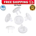 Outlet Plug COVERS(52 Pack) Clear Child Proof Electrical Protector Safety Caps. Fixed Price $7.80.