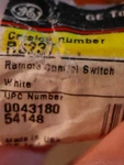General Electric, RS237, Remote Control Switch. Fixed Price $36.99.
