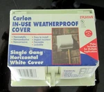 Carlon E9UHWR In-use Weatherproof Single Gang Horizontal White Cover. Fixed Price $12.50.