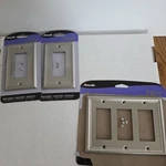Amerelle 149RBN Chelsea Brushed Nickel 1-GANG/3-GANG Rocker Wall Plate Lot. Fixed Price $14.95.