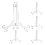 9" Acrylic Plate Stands For Display Holder Transparent 5PCS. Fixed Price $13.46.