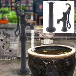 Antique Hand Water Pump Pitcher Cast Iron For Yard Ponds Garden+raised Base. Fixed Price $199.44.