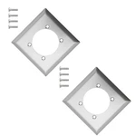 Stainless Steel Receptacle Wall Plate For Hubbell Bryant 313292 SS701,2 Pack. Fixed Price $16.72.