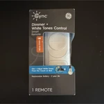 Ge Cync Dimmer + White Tones Control Smart Remote, Wire-free Wireless. Fixed Price $12.99.
