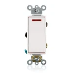 Leviton Amp, 120 Volt, Decora Plus Rocker Pilot Light, Illuminated On, Req.. Fixed Price $23.96.