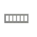 Standard Wall Plate 6-GANG Gray Decora Rocker Plastic Switch 80436-GY. Fixed Price $15.18.