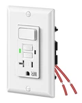 Dewenwils Gfci Switch Outlet Combo, Tamper-resistant 20A, White. Fixed Price $23.38.