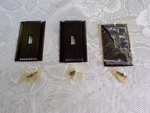 Lot 3 Vintage Bryant Uniline 91071 Ribbed Brown Switch Covers Unused-old-stock. Fixed Price $12.00.