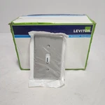 Case Of 25X Leviton 87001 Plastic Switch Wallplates Gray - Usa Made Sealed New. Fixed Price $34.65.