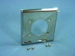 Cooper 68 Chrome 2-GANG Power Outlet 2.15" Plated Steel Wallplate Cover. Fixed Price $8.89.