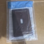 Brainerd Architectural Espresso Wood Single Toggle Wall Plate Cover 126343. Fixed Price $5.00.