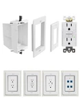 Recessed Box With Gfci Electrical Outlet, DVFR1W-1 White. Fixed Price $42.79.