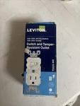 Leviton T5225-W 15A 125V 3-WIRE White Thermoplastic Combination Switch/outlet. Fixed Price $9.00.