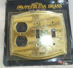 Peerless Brass Colonial Combo POWER/TOGGLE-2 Dull & Brown Model 30028-030. Fixed Price $14.88.