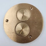 Walker Brass Duplex Receptacle Screw Floor Cover. Fixed Price $49.95.