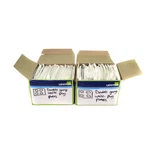 (lot Of 55) Leviton 88016 White Plastic 2 Gang Outlet Covers Wall. Fixed Price $43.99.