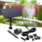 5W Solar Powered Water Fountain Pump With Nozzle,for Ponds,pool And Fish Tank. Fixed Price $23.99.