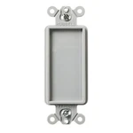 Lot Of 11 - Hubbell 2100GY Blank Communication Modular Outlet Cover Gray. Fixed Price $29.99.