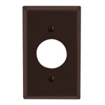 2-PK Leviton Brown 1-GANG 1.406" Receptacle Outlet Wall Plate Cover New 85004. Fixed Price $6.95.