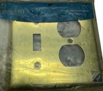 Brainerd 64397 Single Switch/duplex Brass Plated Wall **free Shipping**. Fixed Price $13.99.