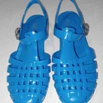 Women Flat Heel Gladiator Water Summer Shoes Sun Jelly Fisherman Sandal Blue Y2K. Fixed Price $37.86.