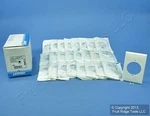 Leviton 80728-W White 1-GANG Power Outlet 2.15" Unbreakable Midway Covers 25PCS. Fixed Price $23.74.