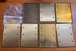 Lot Of Mulberry Satin Stainless Steel Gang Blank Electric PLATES/COVERS97153. Fixed Price $22.75.