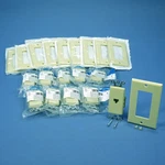 10 Leviton Ivory Decora 8-WIRE Jack Telephone Modular Outlet 40680-I. Fixed Price $26.12.