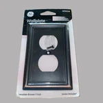 2 X Ge Wall Plate Venetian Bronze Finish 40303 Nip. Fixed Price $9.95.