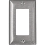 (40)-LEVITON Decora 1-GANG Stainless Steel Magnetic Rocker C-series Wall Plate. Fixed Price $101.89.