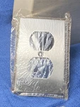 5 Hubbell 97101 Brushed Stainless Steel Receptacle Wall Plate Outlet Cover. Fixed Price $10.00.