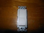 New Lutron 15A Single Pole Switch Model SC-1PS-ST Stone. Fixed Price $12.00.