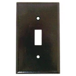 7 New Cooper Brown Standard 1-GANG Thermoset Switch Wallplate Covers 2134B. Fixed Price $5.00.