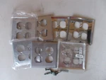 Assorted Brand Wall Plates Cooper Mulberry 97102, Lot Of 6 *free Shipping*. Fixed Price $16.99.