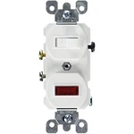 Leviton S02-05226-0WS Decora Traditional Duplex Combination Switch With Neon. Fixed Price $21.90.
